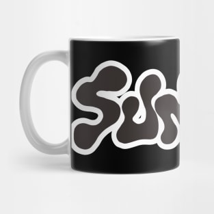 sunflow typography Mug